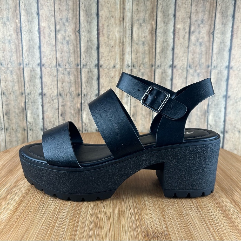 Women's Black Platform Sandals (ACCOUNT-S)